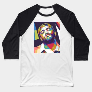 Joyner Lucas Colorful with Background Baseball T-Shirt